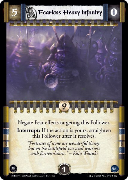 Fearless Heavy Infantry FOIL